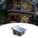 Lampa solara 4 LED-uri, IP65, 3 culori 6500k, 4000k, 3000k