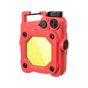 Lanterna LED Mini Tip Breloc – Reincarcabila USB-C, Multifunctionala, Ultra-Luminoasa, pentru Camping, Alpinism, Ciclism, Exterior – Rosu (6.1 x 5 x 2.5 cm)