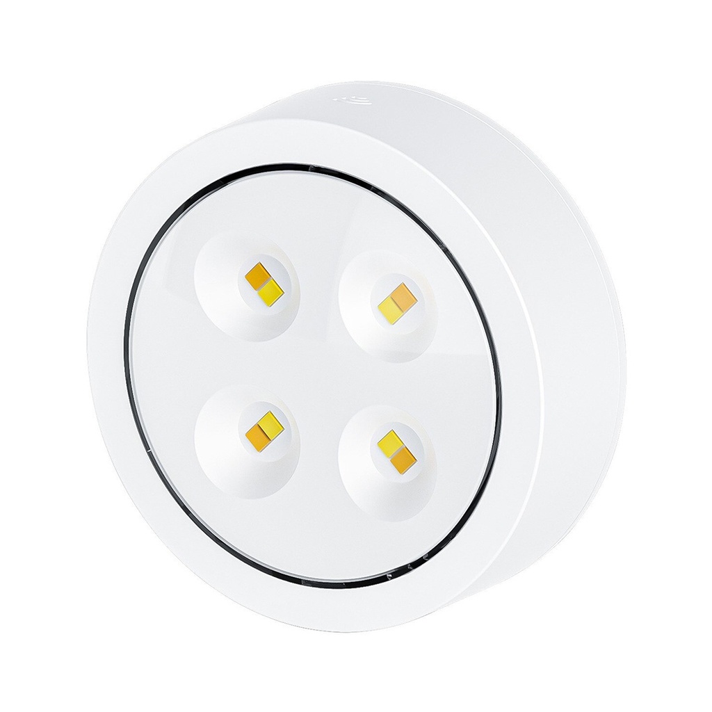 Set 3 Lampi LED Fara Fir – Alimentate cu Baterii, 3 Culori de Lumina, Telecomanda, Design Modern, Plastic Rezistent – Alb