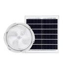 Plafoniera Solara LED 30W cu Telecomanda, Diametru 145mm, Lumina Alb Rece 6500K, Prelungitor 4.6m – Iluminare Eficienta pentru Exterior si Interior