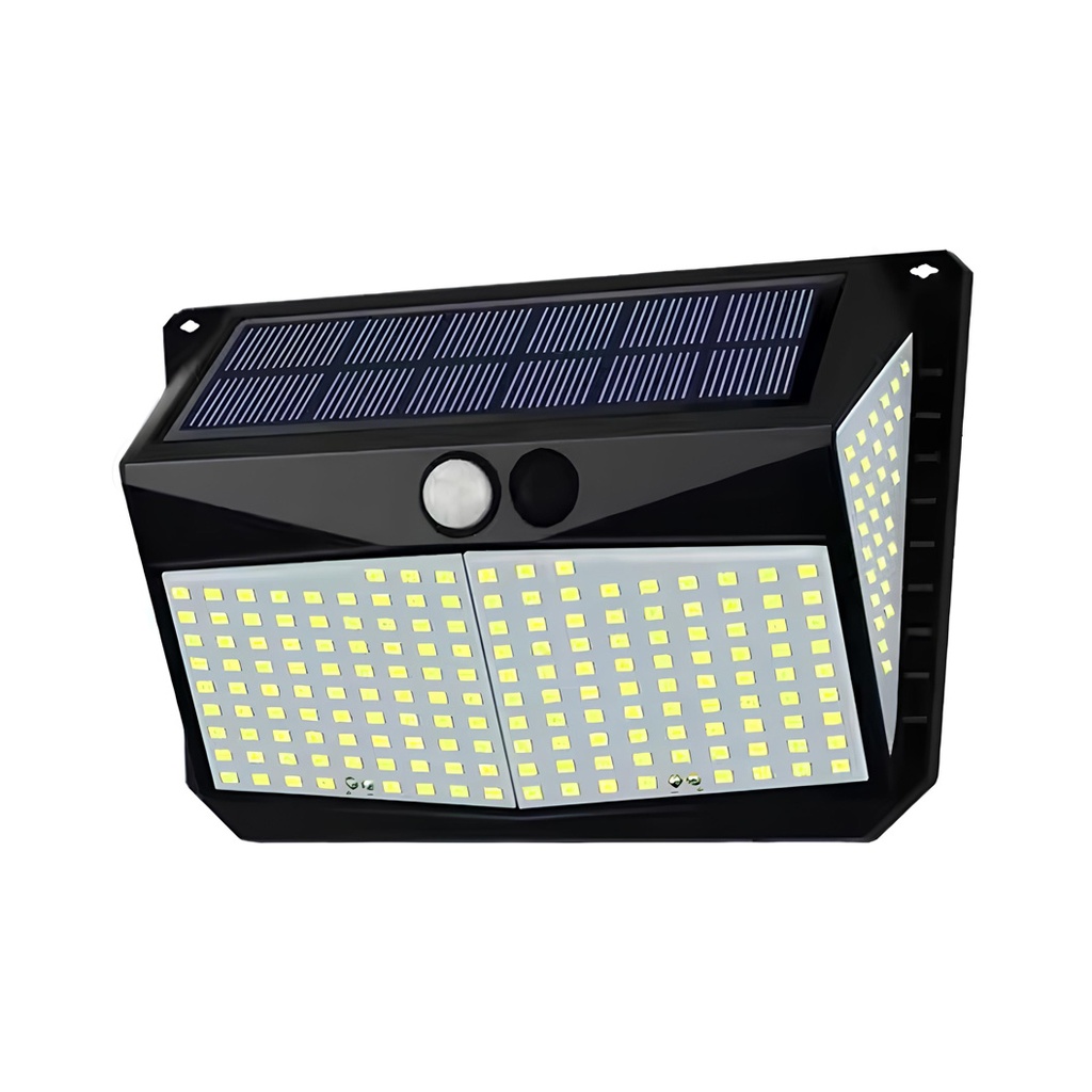 Solar lamp with motion sensor, 228 LEDs, 6500k