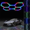 Set 5 Hexagoane LED RGB Honeycomb 80W, 2.34x1.66m