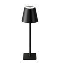 Lampa LED Reincarcabila pentru Masa – Control Touch, 3 Temperaturi de Culoare (Cald/Neutru/Rece), 5W, Acumulator 5200mAh, Negru