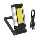 [LBZ-00300] Lanterna Portabila LED COB K011 – Luminozitate Puternica, Design Compact, Argintie