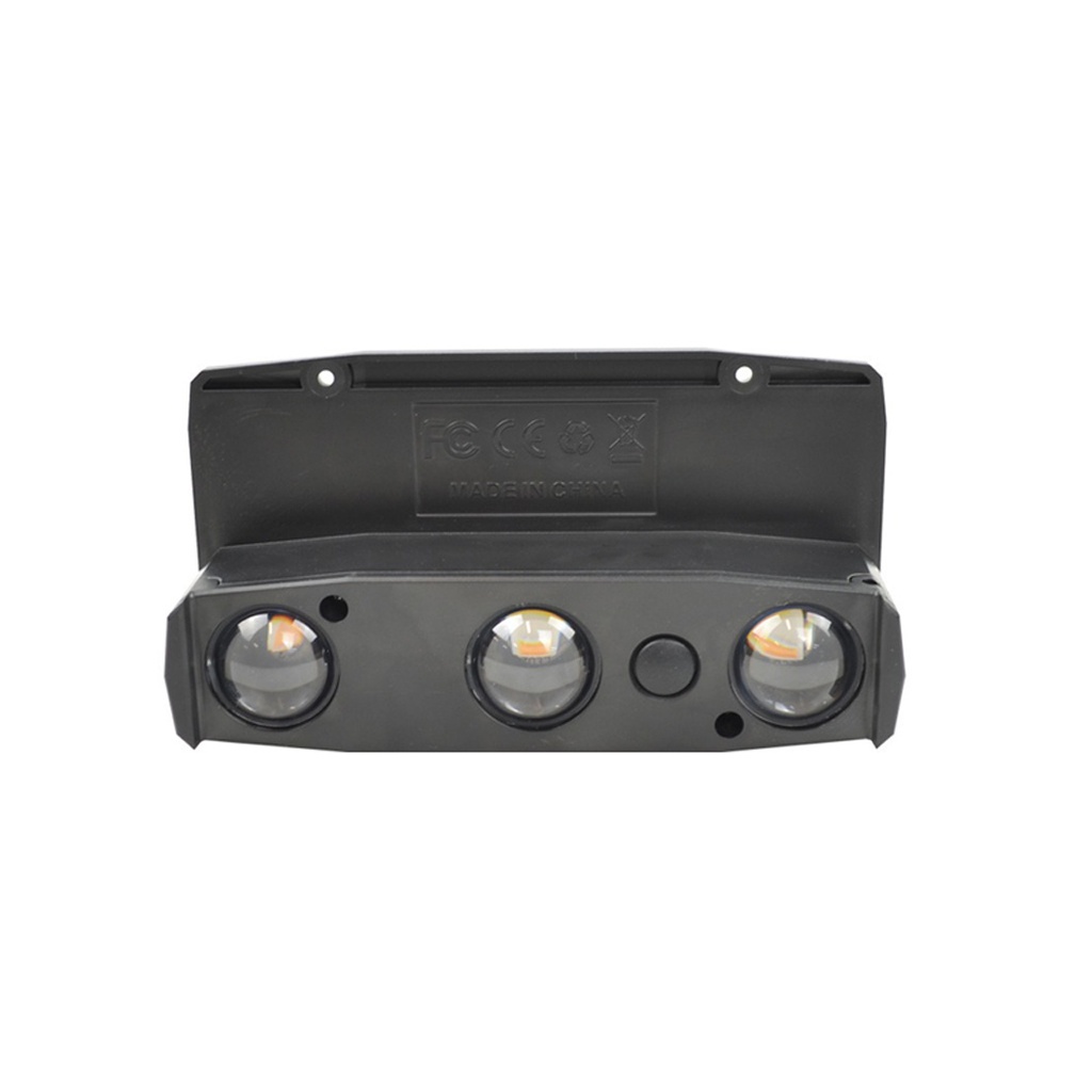 Solar lamp 3 LEDs, IP65, 12 RGB modes