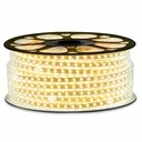 [LBZ-00490] Banda LED 220V, 120 LED/m, SMD 2835, Lumina Alb-Calda, Exterior IP65, 10mm, Rola 100 metri