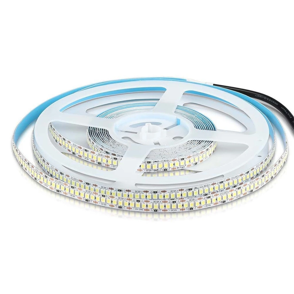 [LBZ-00500] Banda LED 24V, 240 LED/m, SMD 2835, Lumina Neutra, Interior IP20, 10mm, Rola 10 metri