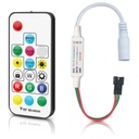 Controller Banda LED RGB cu Telecomanda 17 Taste, 3 Fire