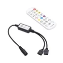 [LBZ-00524] Mini Controller LED RGB, Telecomanda 24 Taste, 2 Iesiri, Magic Smart, 144W