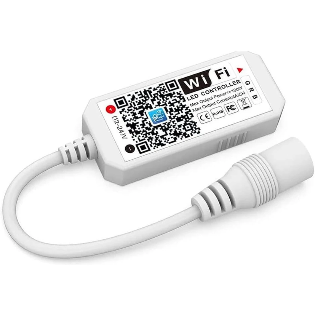[LBZ-00526] Mini Controller LED RGB cu Wi-Fi, 5-24V