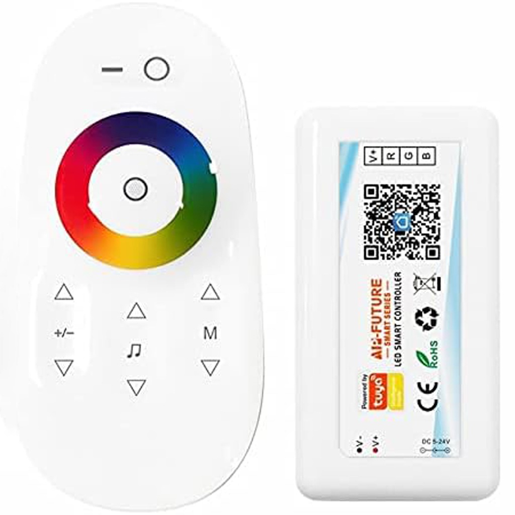 Controller Smart Touch LED RGBW, Tuya-Music-Wifi 2.4G