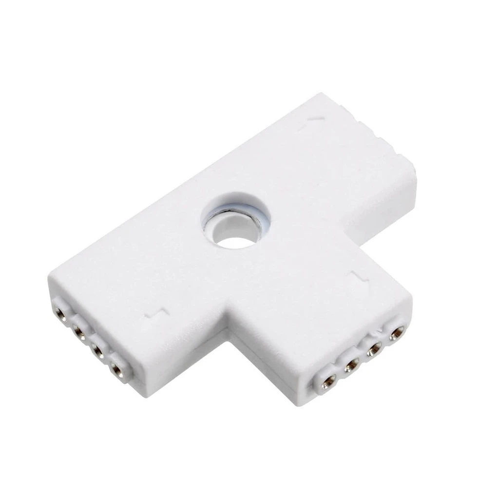 [LBZ-00549] Conector tip T pentru Banda LED RGB 