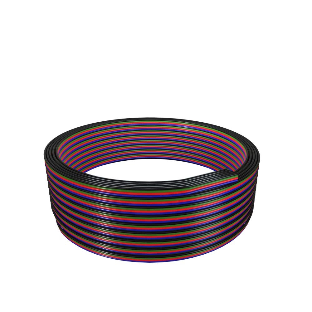 Cablu Alimentare Banda LED RGB 5050/3528, 4 fire, 50m