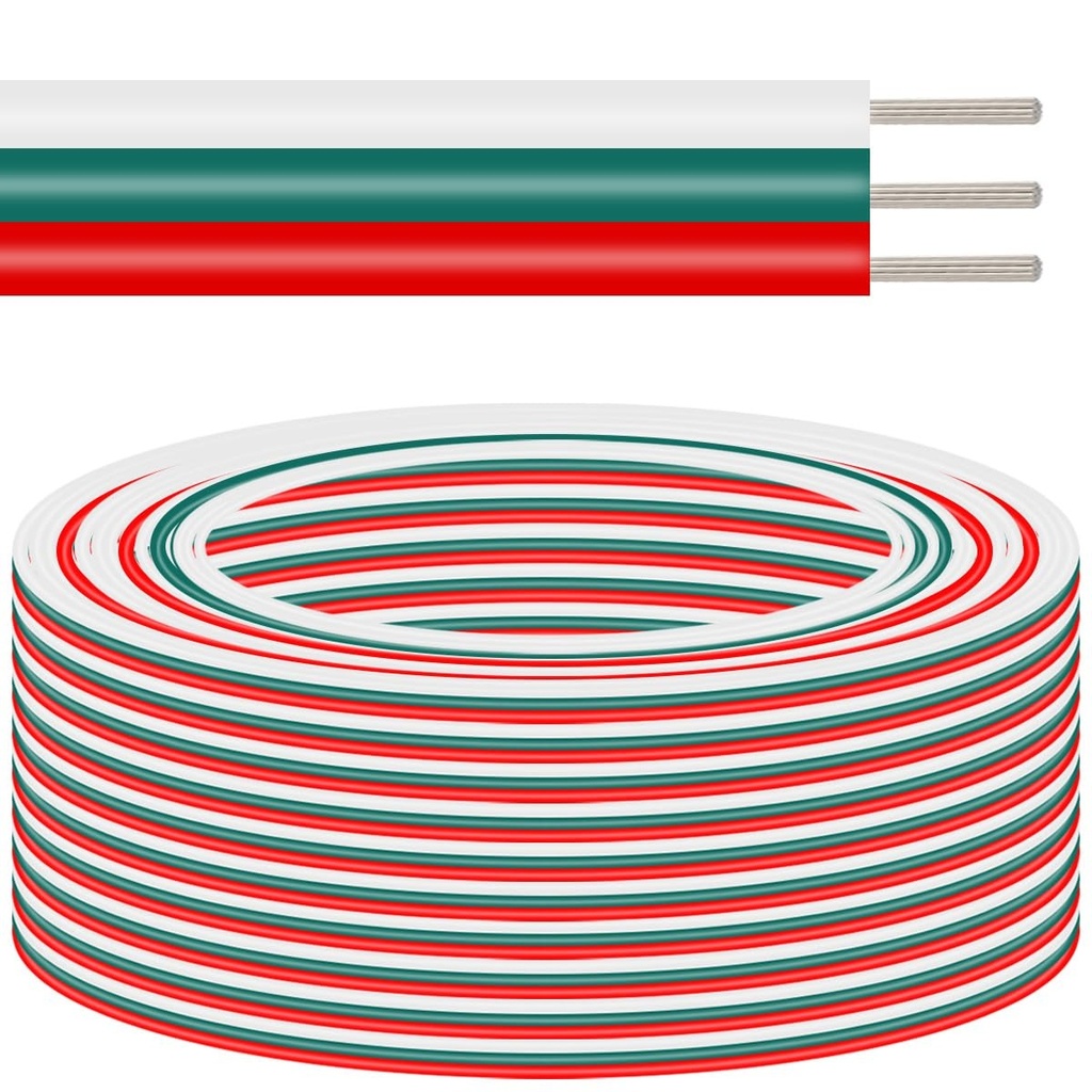 Cablu Alimentare LED RGB 3 Fire, 50m/Rola