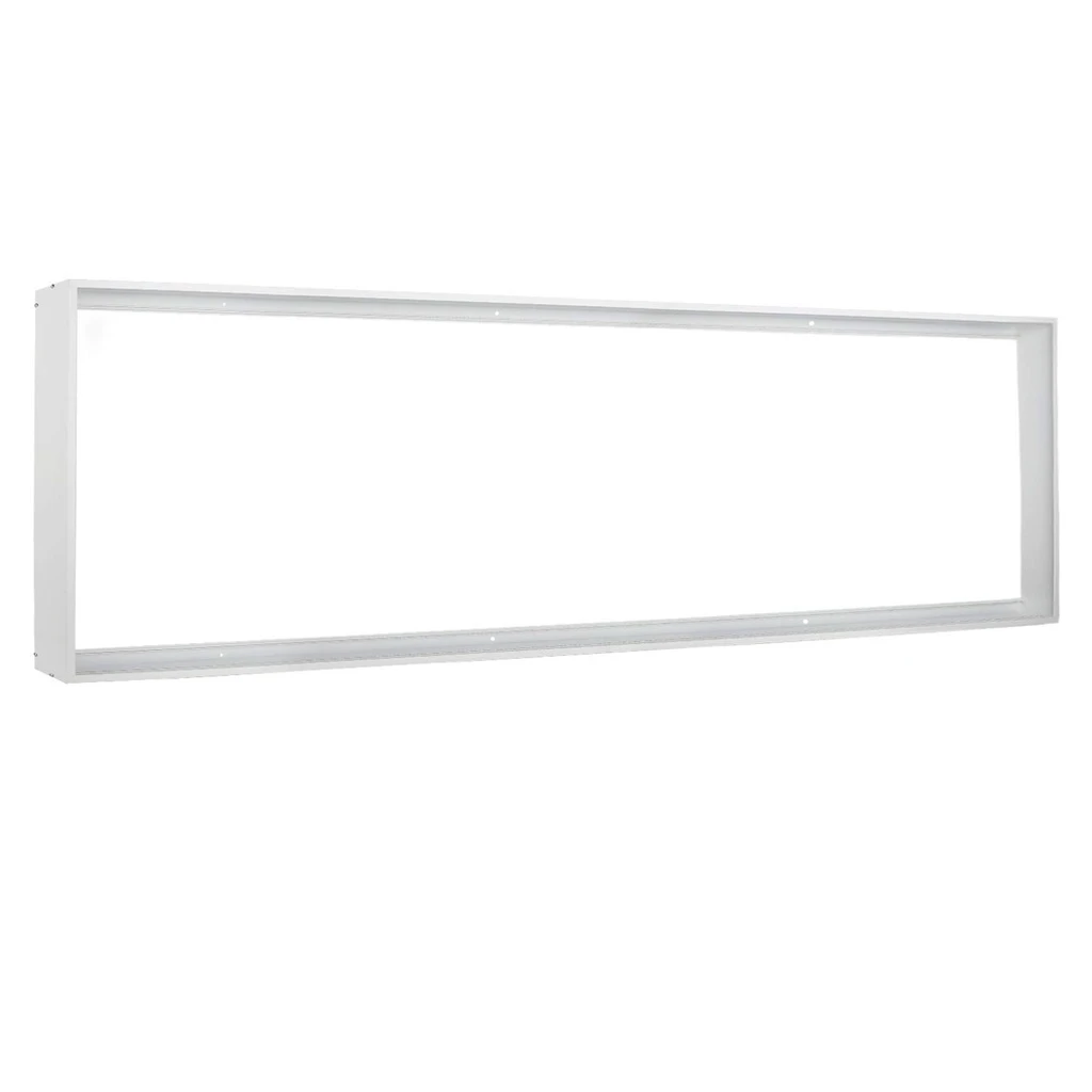 [LBZ-00596] Rama montaj panou LED pe tavan 30x120 cm, culoare alb