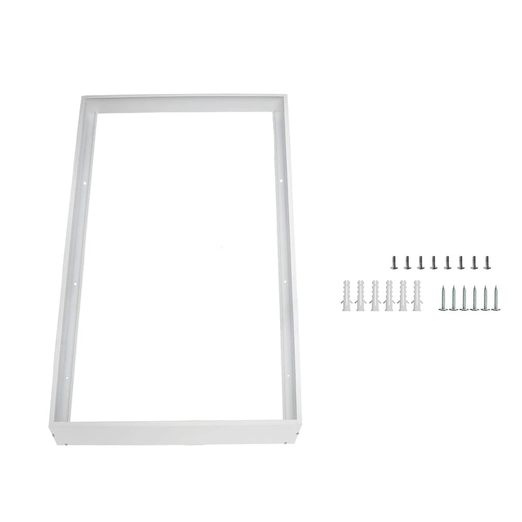 [LBZ-00597] Rama montaj panou LED pe tavan 60x120 cm, culoare alb