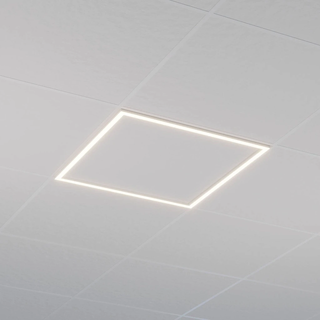 [LBZ-00599] Panou LED 60x60 cm 40W Tip Ramă, Lumină Rece 6500K, 3200 lm, pentru Tavan Casetat (59.5x59.5 cm), Montaj Încastrat