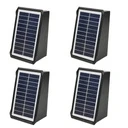 [COMBO-00068] Set 4 Aplice Solare LED de Perete cu 2 LED-uri, IP65, 3 Culori 6500K 4000K 3000K