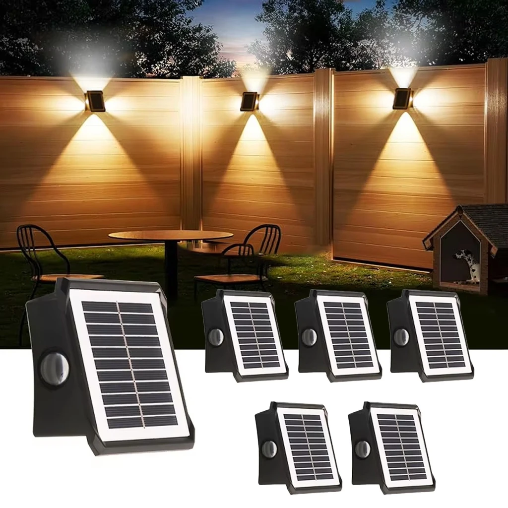 [COMBO-00092] Set 6 Lampi Solare cu 4 LED-uri, IP65, 3 Culori 6500K 4000K 3000K