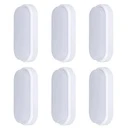 [COMBO-00221] Set 6 Aplice LED 12W Oval pentru Exterior, 6500K, Alb