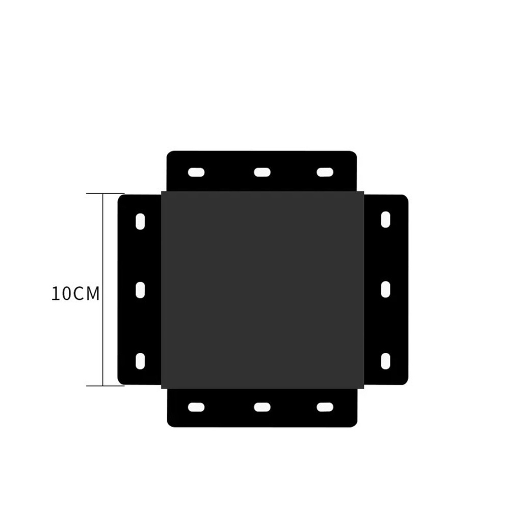 Conector in cruce neagra 10 cm