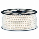 Banda LED 220V, 120 LED/m, SMD 2835, Lumina Alb-Rece, Exterior IP65, 10mm, Rola 100 metri
