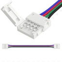 Conector Banda LED RGB 10mm 5050, 4 Fire 
