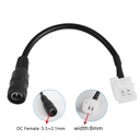 Conector Alimentare Banda LED DC 2,1mm 12V/24V
