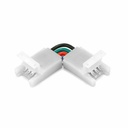 Conector Cot 90 Banda LED RGB 5050 10mm, 4 Fire