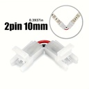 Conector Cot 90 grade Banda LED RGB, 4 fire