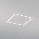 Panou LED 60x60 cm 40W Tip Ramă, Lumină Rece 6500K, 3200 lm, pentru Tavan Casetat (59.5x59.5 cm), Montaj Încastrat