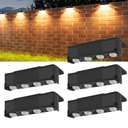 Set 5 Lampi Solare cu 4 LED-uri, IP65, 12 Moduri