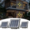 Set 3 Lampi Solare cu 4 LED-uri, IP65, 3 Culori 6500K 4000K 3000K