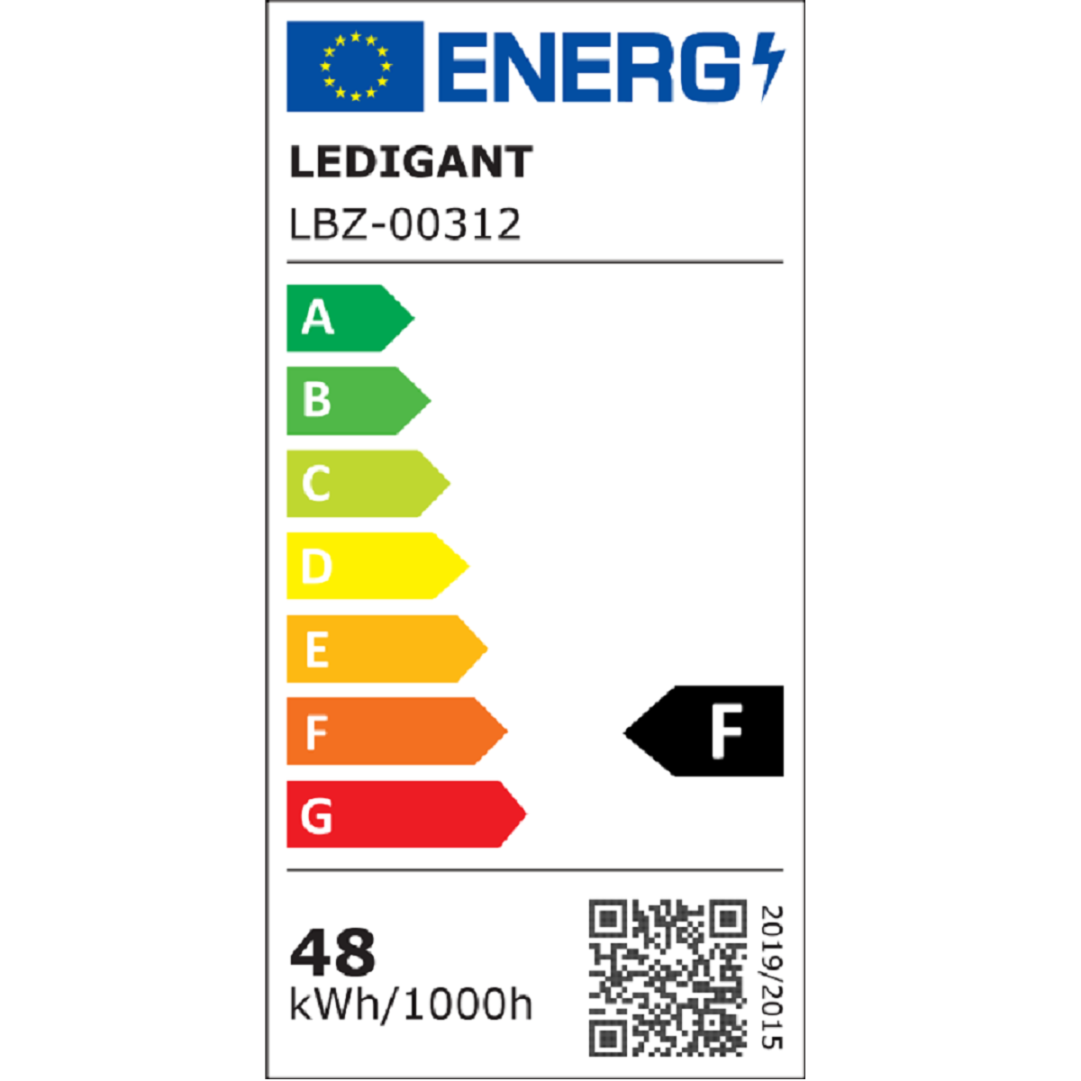 LBZ-00312 Panou LED 60x60 cm / 595x595 mm LEDIGANT®, 48W, 5760 lm, 120 lm/W, Driver LiFuD, 6500K Alb Rece, Ramă Albă, Montaj Încastrat
