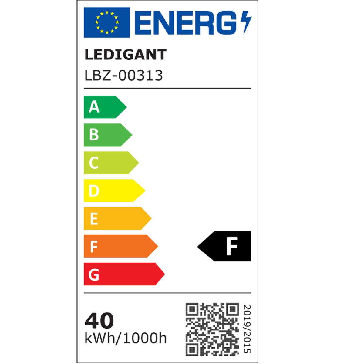 Panou LED 60x60 cm / 595x595 mm LEDIGANT®, 40W, 4800 lm, 120 lm/W, CCT 3000K/4000K/6000K, Driver LiFuD, Ramă Albă, Montaj Încastrat