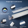 Honeycomb LED LBZ-00214 07 Set 14 Hexagoane LED Honeycomb 540W, 6500K lumină alb rece, 64800 lumeni, structură premium din aluminiu cu ramă dreptunghiulară, 482 x 242 cm