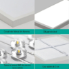 Aplice LED LBZ-00049 03 Plafonieră LED aplicată 30x30 cm, 20W, lumină alb rece 6500K