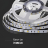 Benzi LED LBZ-00469 03 Banda LED 12V, 120 LED/m, SMD 5050, Lumina Alb-Rece, Interior IP20, 10mm, Rola 5 metri