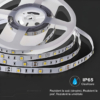 Benzi LED LBZ-00471 05 Banda LED 12V, 60 LED/m, SMD 5050, Lumina Alb-Calda, Exterior IP65, 10mm, Rola 5 metri