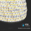 Benzi LED LBZ-00485 05 Banda LED 12V, 240 LED/m, SMD 2835, Lumina Alb-Rece, Interior IP20, 10mm, Rola 5 metri