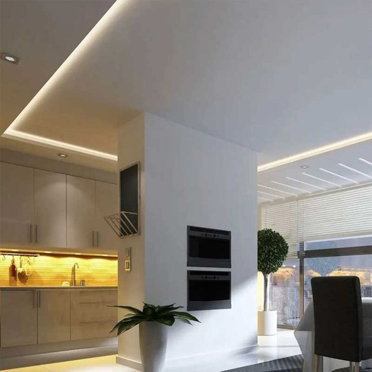 Benzi LED LBZ-00485 07 Banda LED 12V, 240 LED/m, SMD 2835, Lumina Alb-Neutra, Interior IP20, 10mm, Rola 5 metri