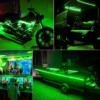 Benzi LED LBZ-00487 05 Banda LED 12V, 120 LED/m, SMD 2835, Lumina Verde, Interior IP20, 8mm, Rola 5 metri