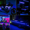 Benzi LED LBZ-00488 03 Banda LED 12V, 120 LED/m, SMD 2835, Lumina Albastra, Interior IP20, 8mm, Rola 5 metri
