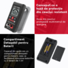 Multimetru LBZ-00562 05 Multimetru Digital FULABS FU802, 600V CAT II, Măsurare AC/DC, Rezistență, Continuitate, NCV Fără Contact, Afișaj LCD