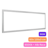 Panou LED LBZ-00031 Panou LED 60x120 cm, 96W, Lumină Rece 6500K, Ramă Albă, Montaj Încastrat, pentru Tavan Casetat