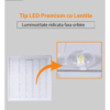 Panou LED lbz-00012 05 Panou LED 30x60 cm, 40W, Lumină Caldă 3500K, Montaj Încastrat, pentru Tavan Fals