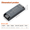 Sursa Alimentare LBZ-00401 05 Sursă Alimentare Stabilizată 12V 8.3A 100W, Premium, Slim