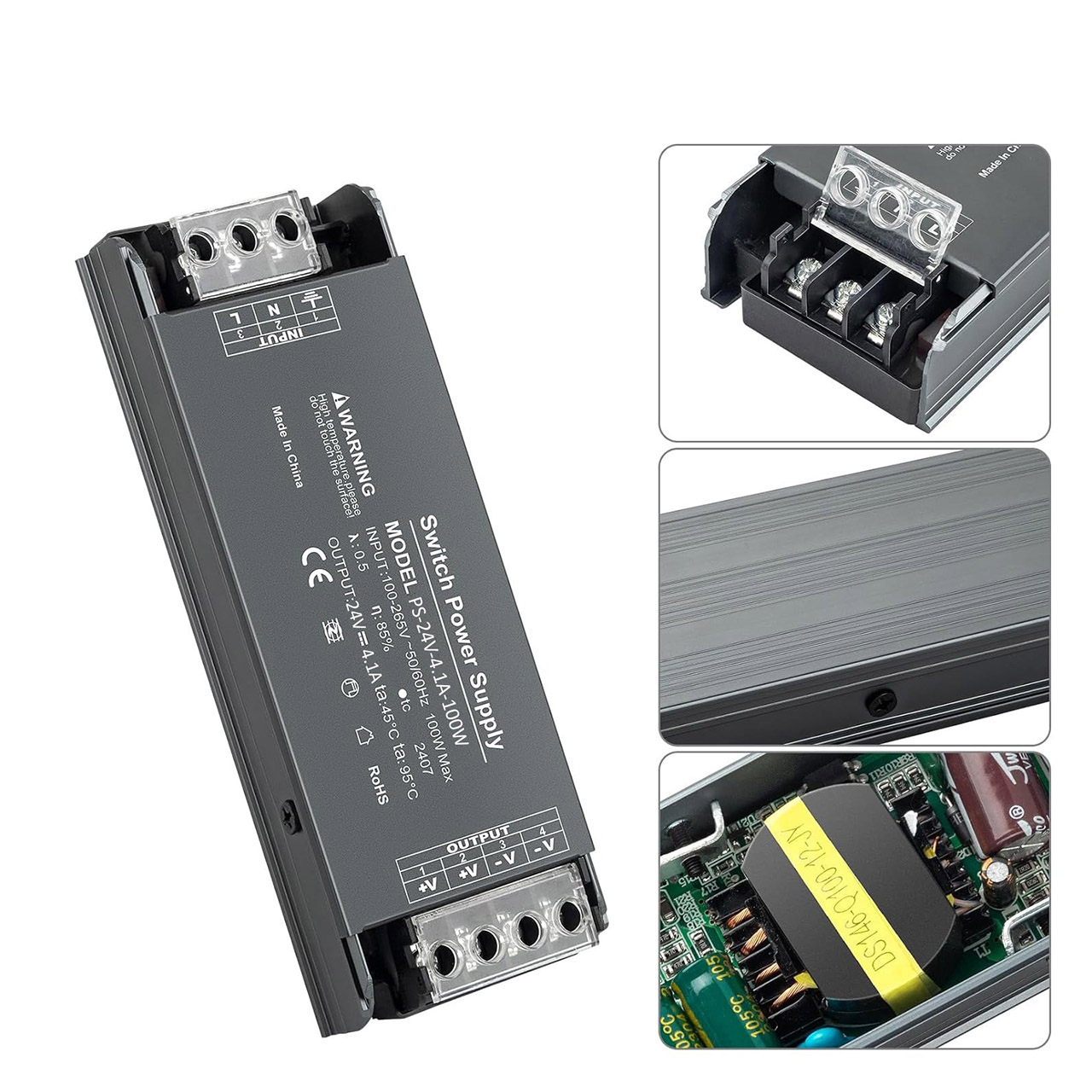 Sursa Alimentare LBZ-00406 2 Sursă Alimentare Stabilizată 24V 4.1A 100W, Premium, Slim