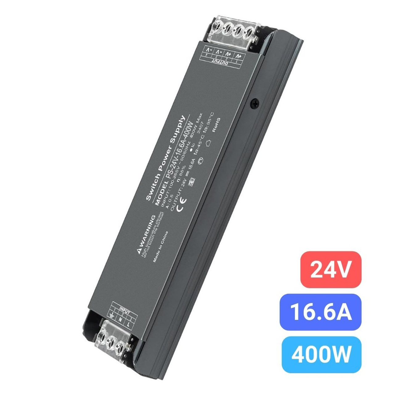 Sursa Alimentare LBZ-00409 01 Sursă Alimentare Stabilizată 24V 16.6A 400W, Premium, Slim