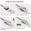 Accesorii Benzi LED LBZ-00544 03 Conector rapid pentru bandă LED CCT 10 mm, 3 pini, 3 fire